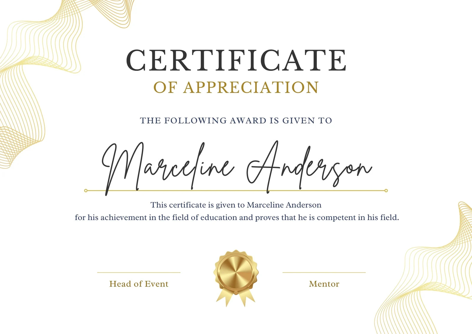 Free Printable Certificate Of Achievement Templates