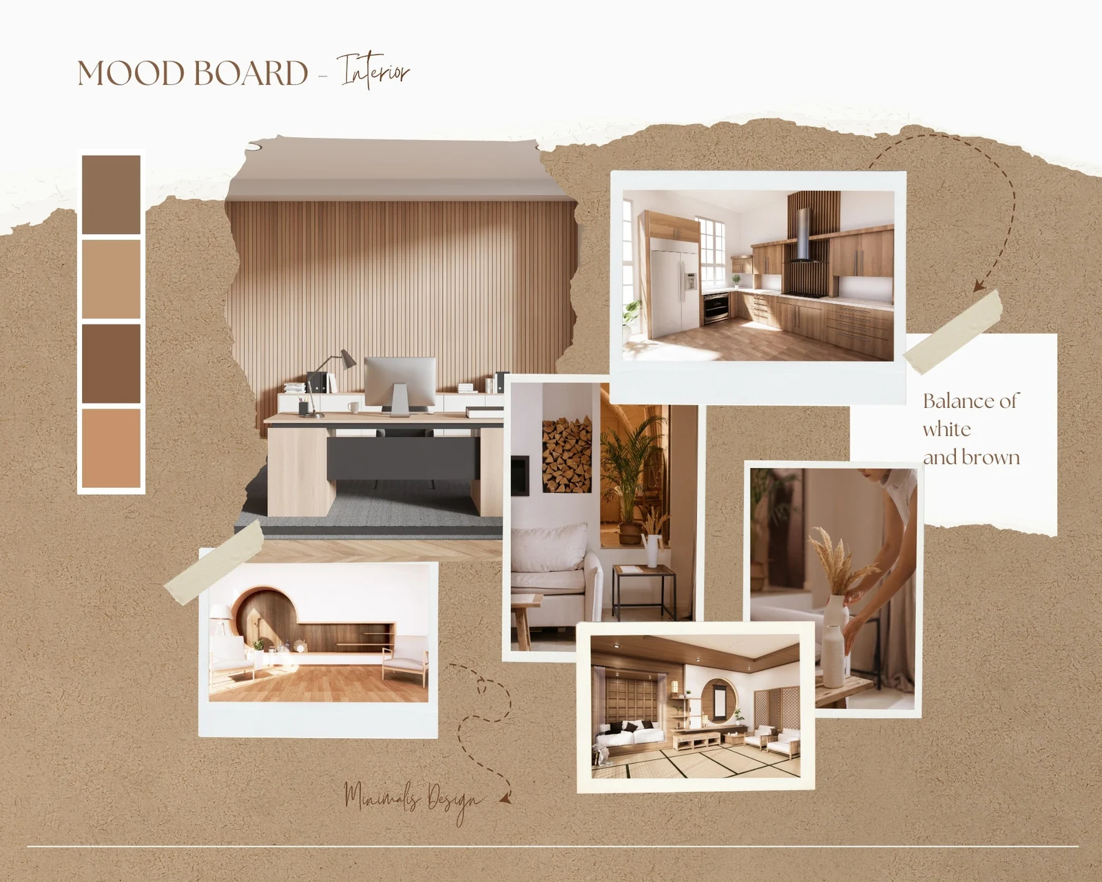 Free Custom Printable Interior Design Photo Collage Templates Canva