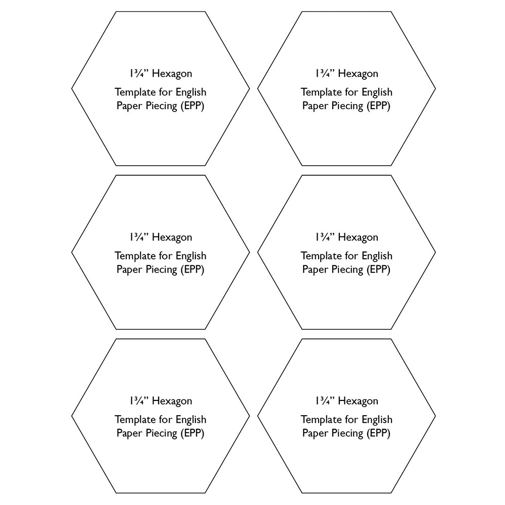 Free Printable Hexagon Templates