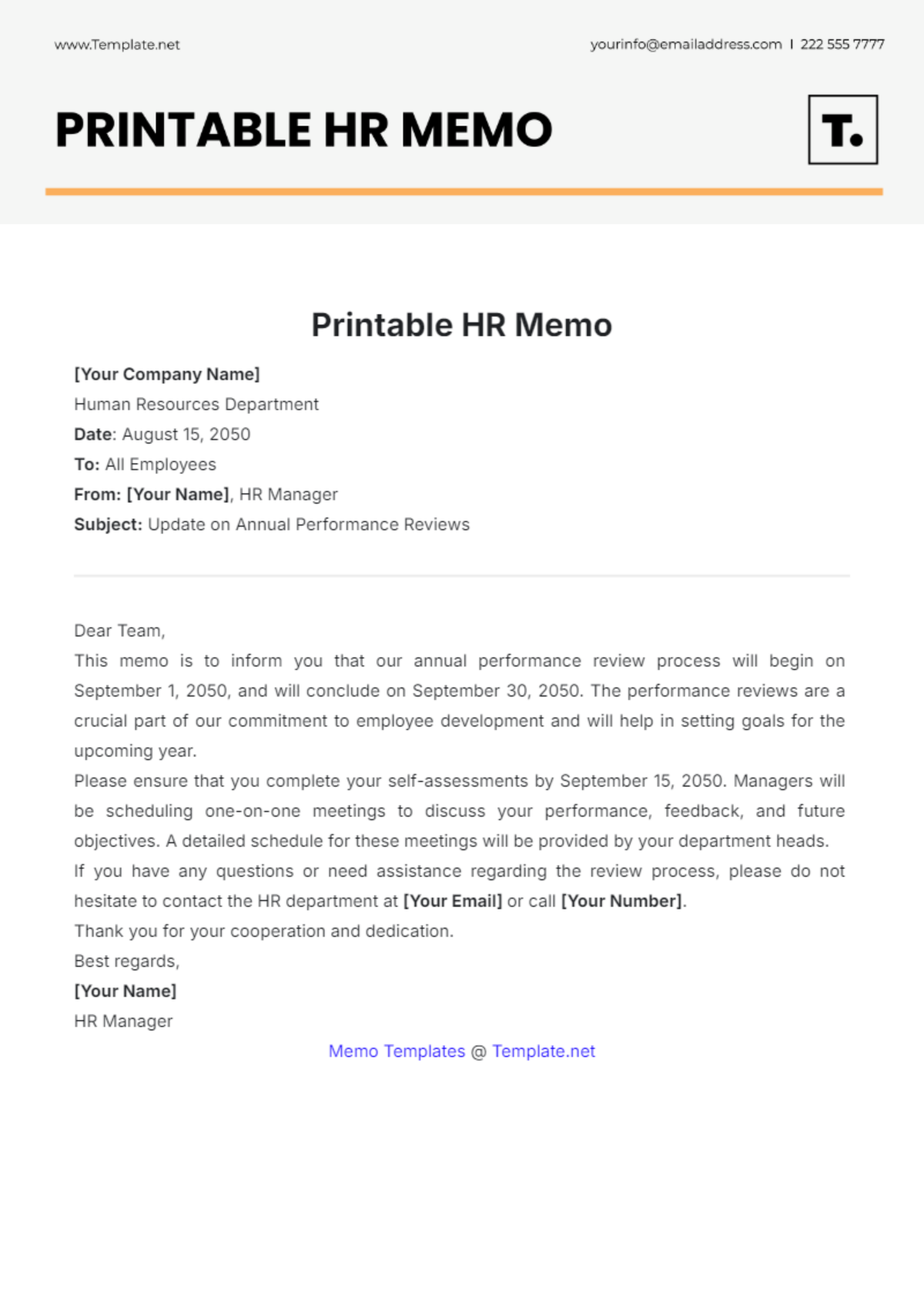 Free Memo Templates To Edit Online And Print