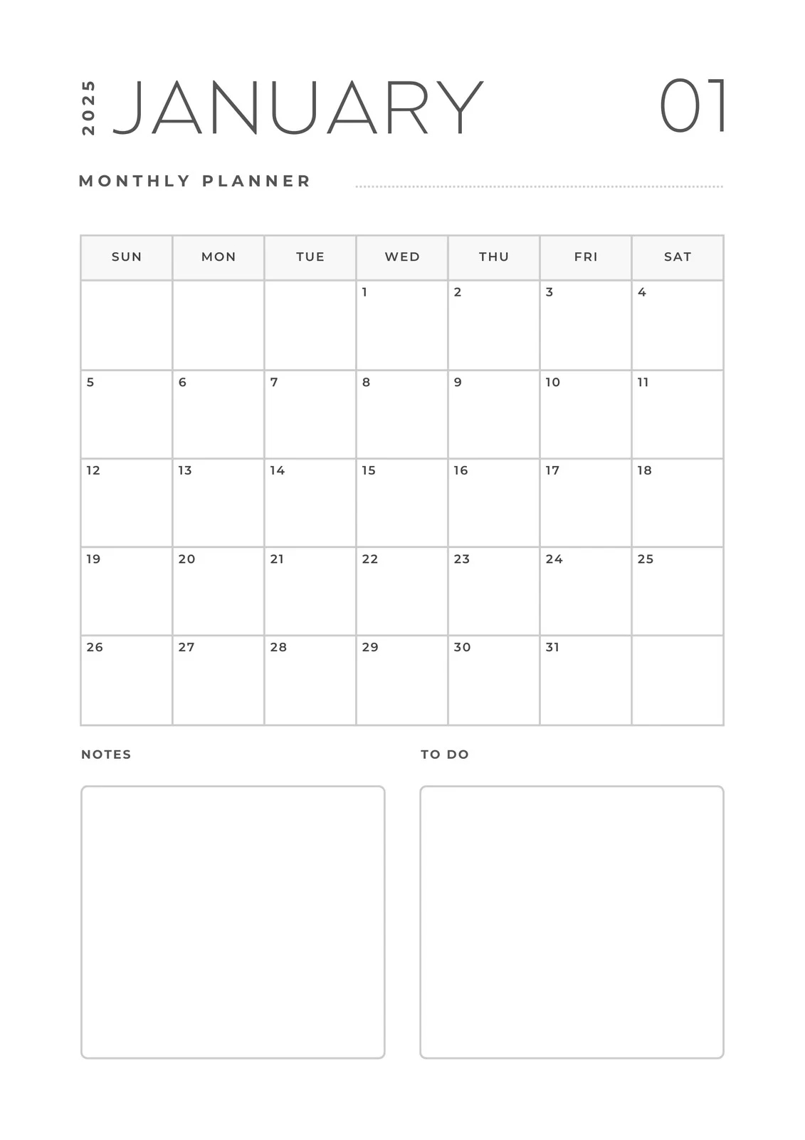 Free Personalized Monthly Planner Templates To Print Canva Free Personalized Monthly Planner Templates To Print Canva