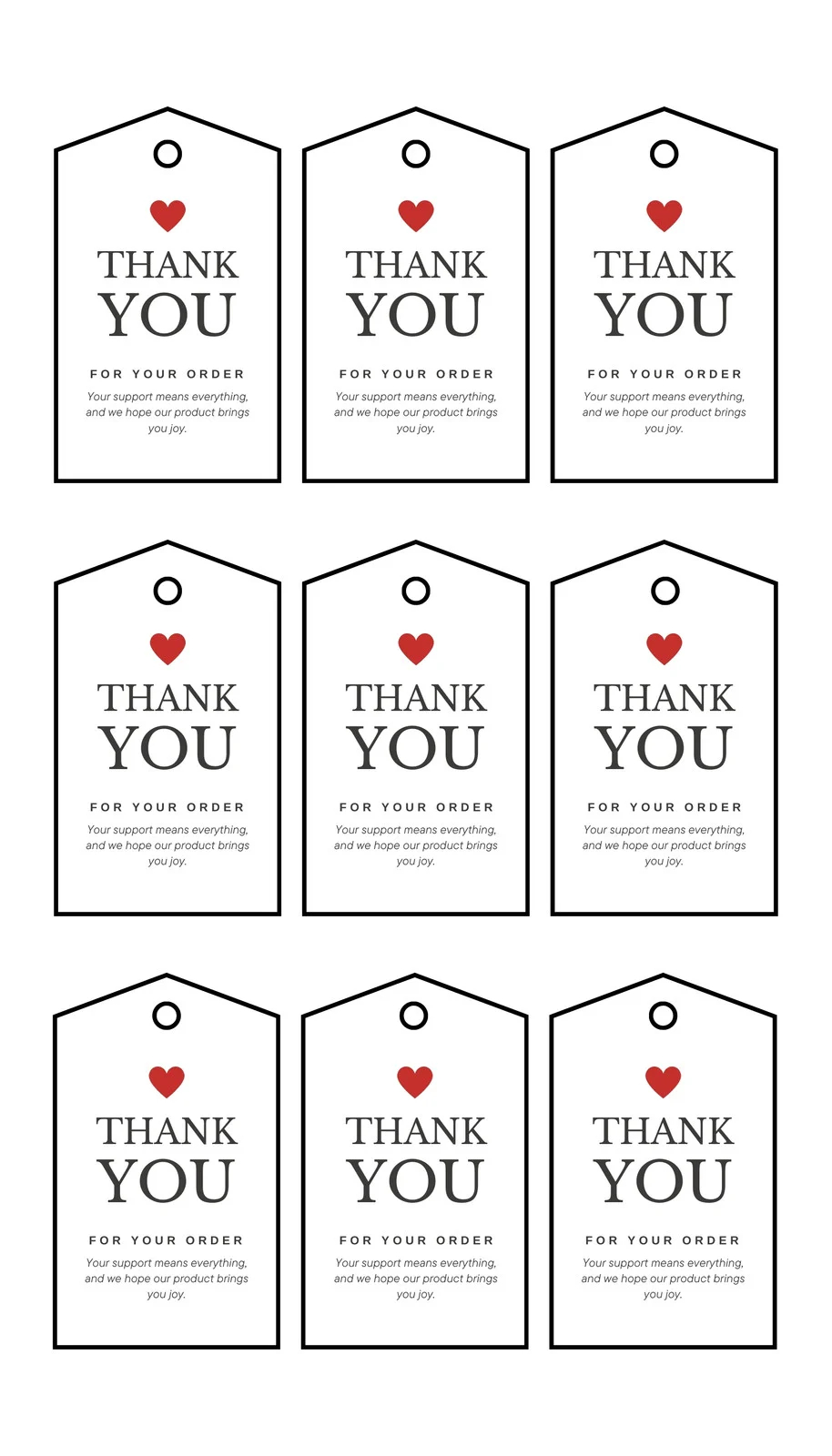 Free Printable Gift Tag Templates