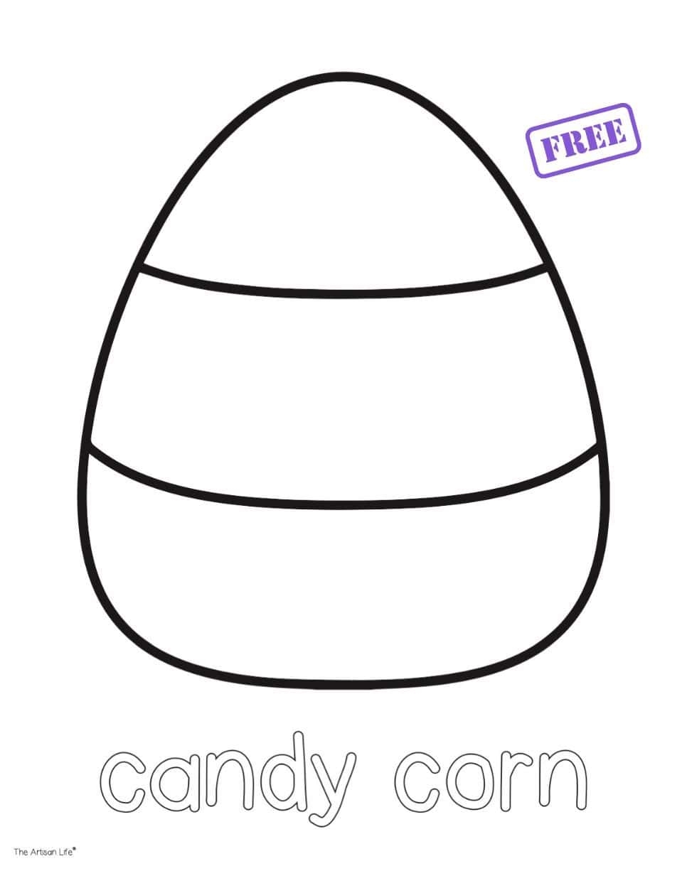 Free Printable Candy Corn Templates