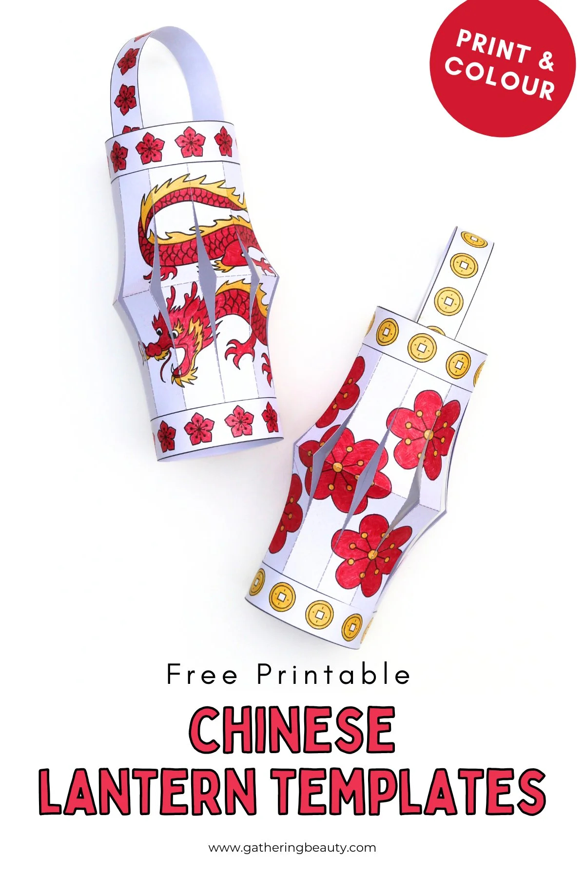 Free Printable Paper Lantern Templates