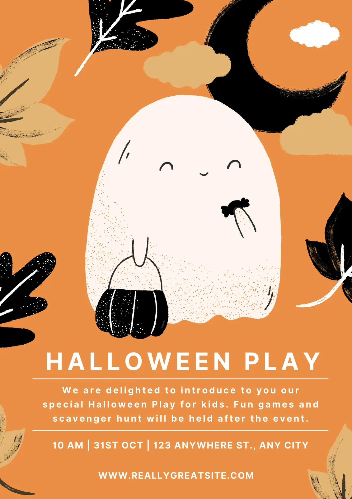 Free Printable Halloween Poster Templates
