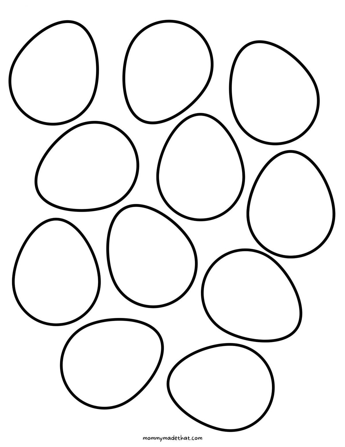 Free Printable Easter Egg Templates Tons Of Patterns 