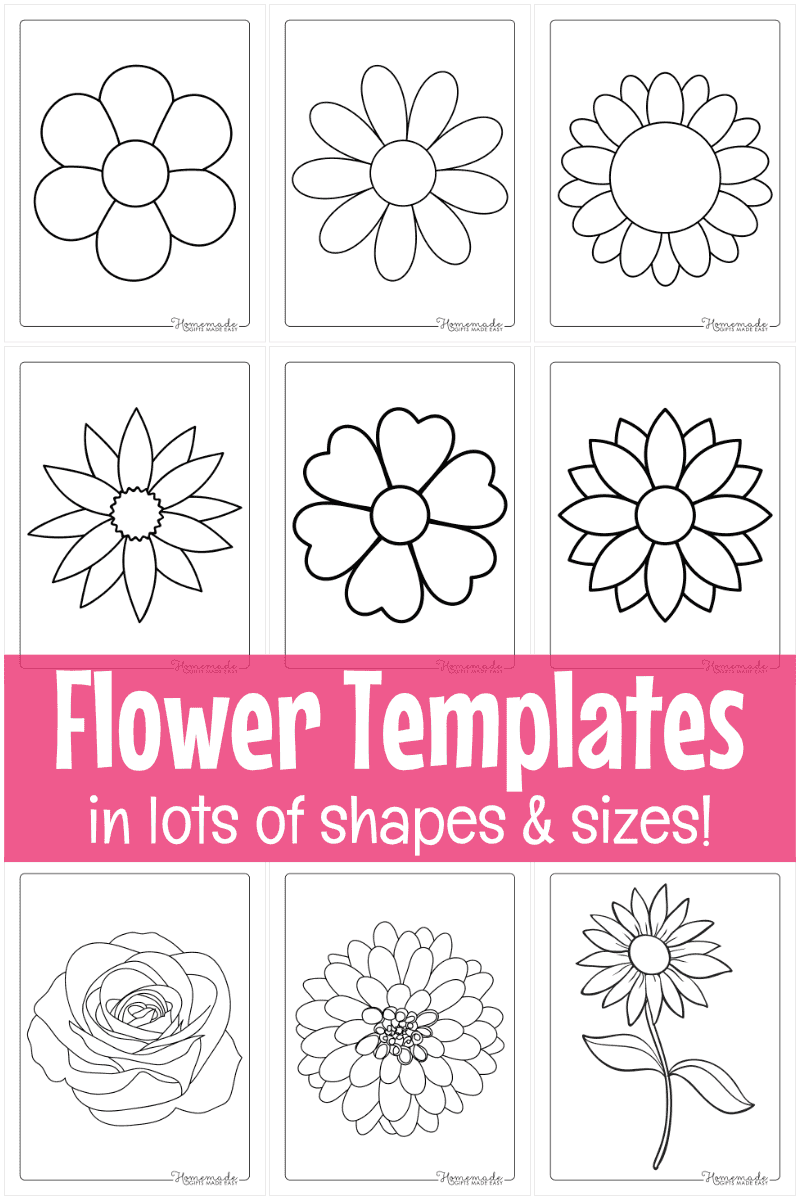 Free Printable Paper Flower Templates