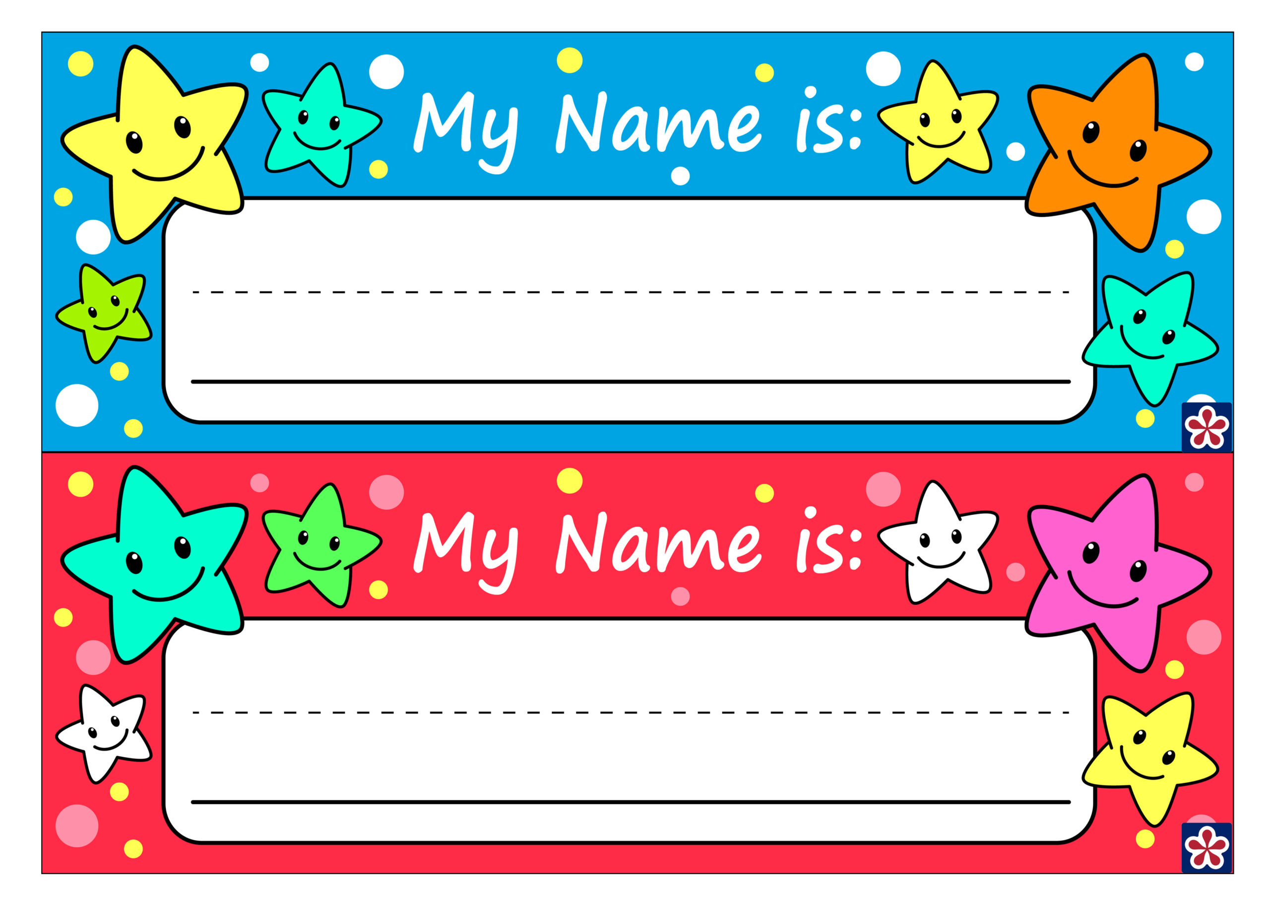 Free Printable Name Tag Templates