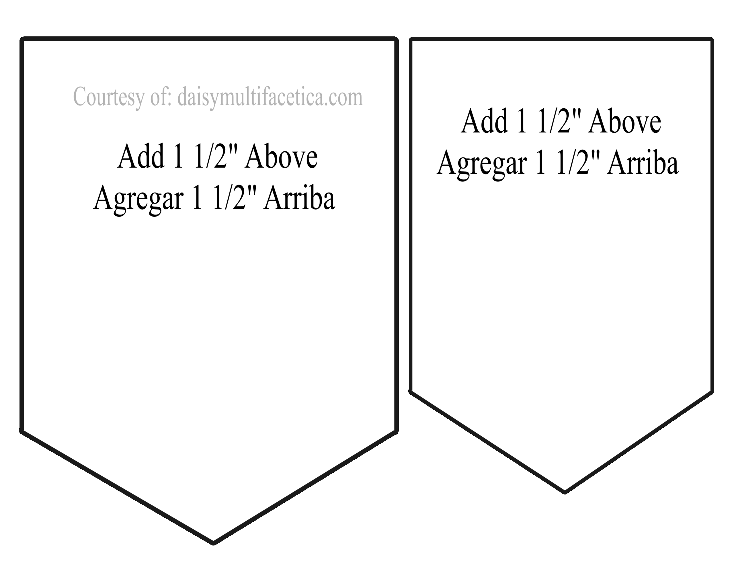 Free Printable Pennant Banner Templates Free Printable Pennant Banner Templates