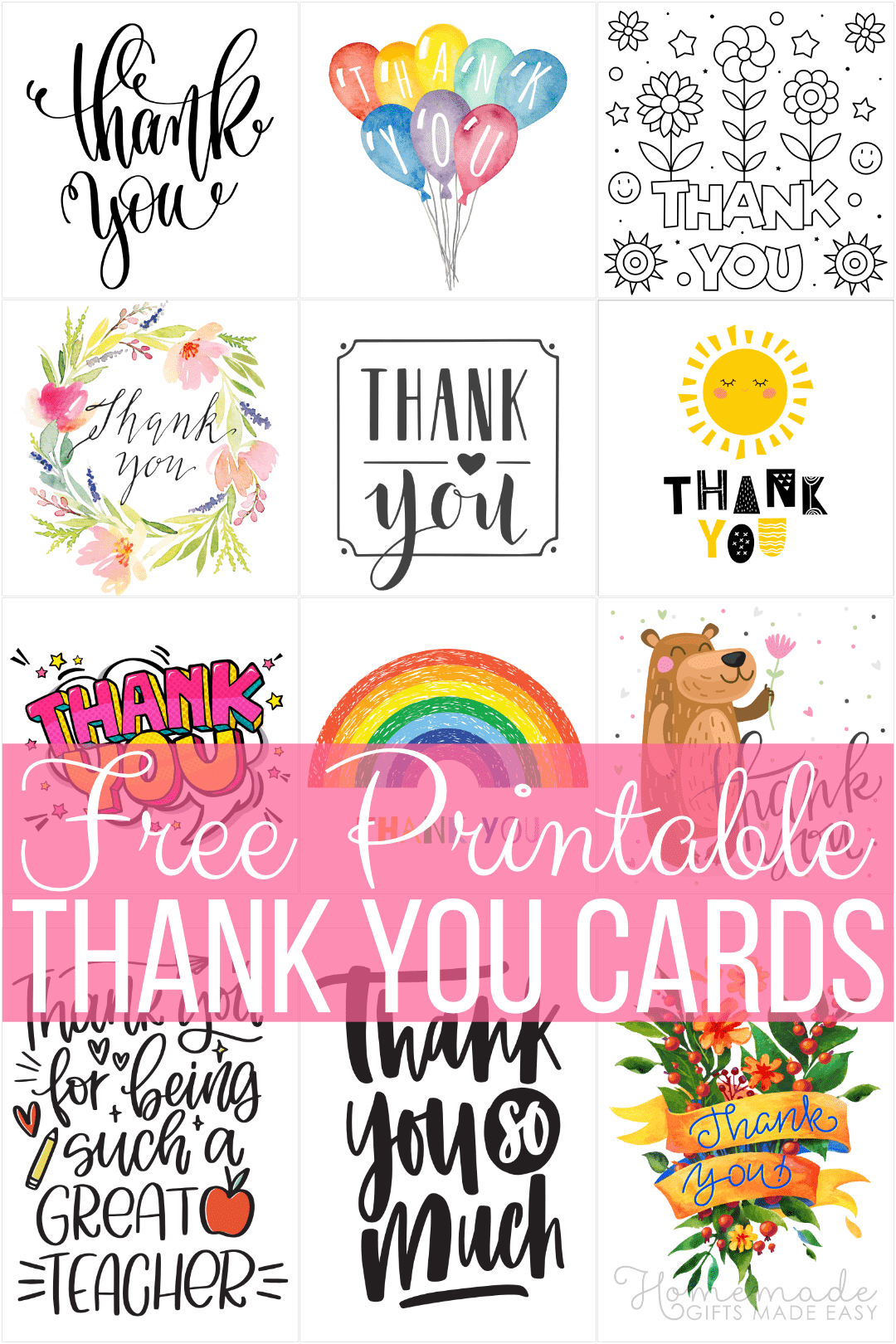Free Printable Card Templates