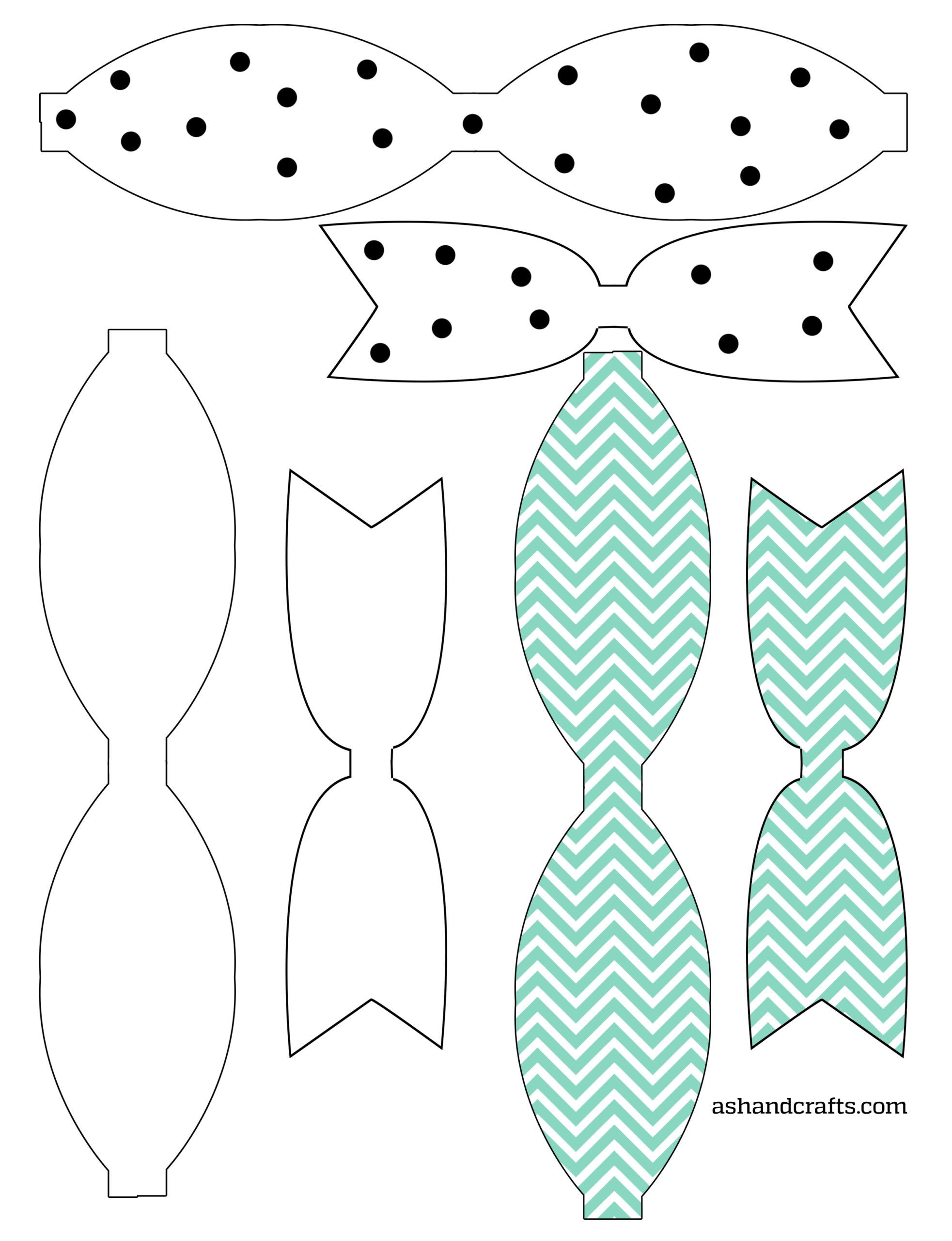 Freebie Friday Printable Paper Bows Ash And Crafts Freebie Friday Printable Paper Bows Ash And Crafts