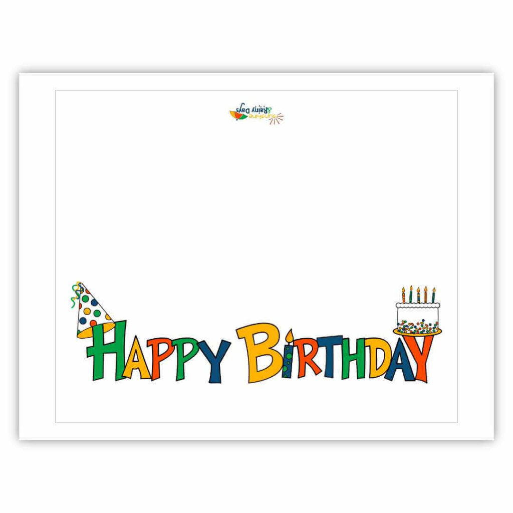 Free Printable Happy Birthday Templates Free Printable Happy Birthday Templates