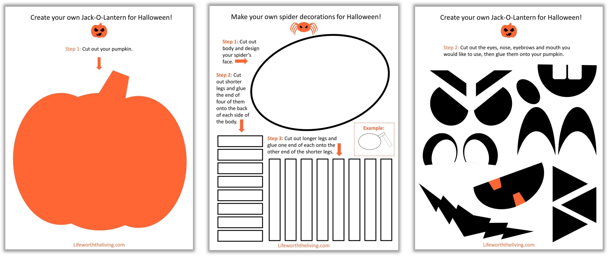 Free Printable Halloween Craft Templates