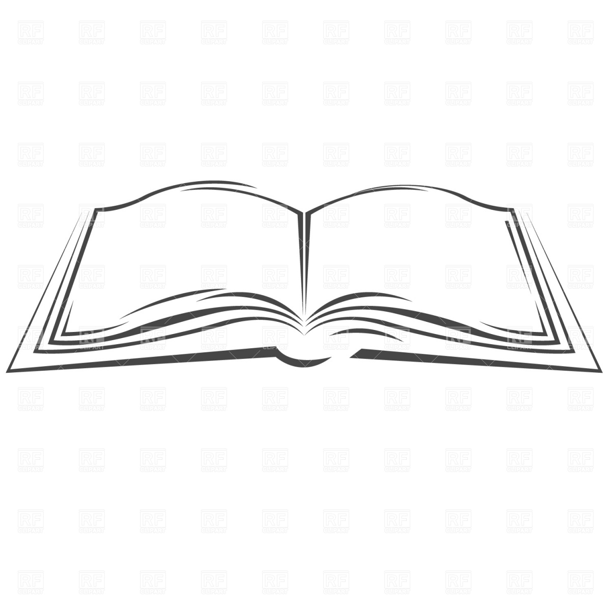 Open Book Icon Vector 288972 Free Icons Library