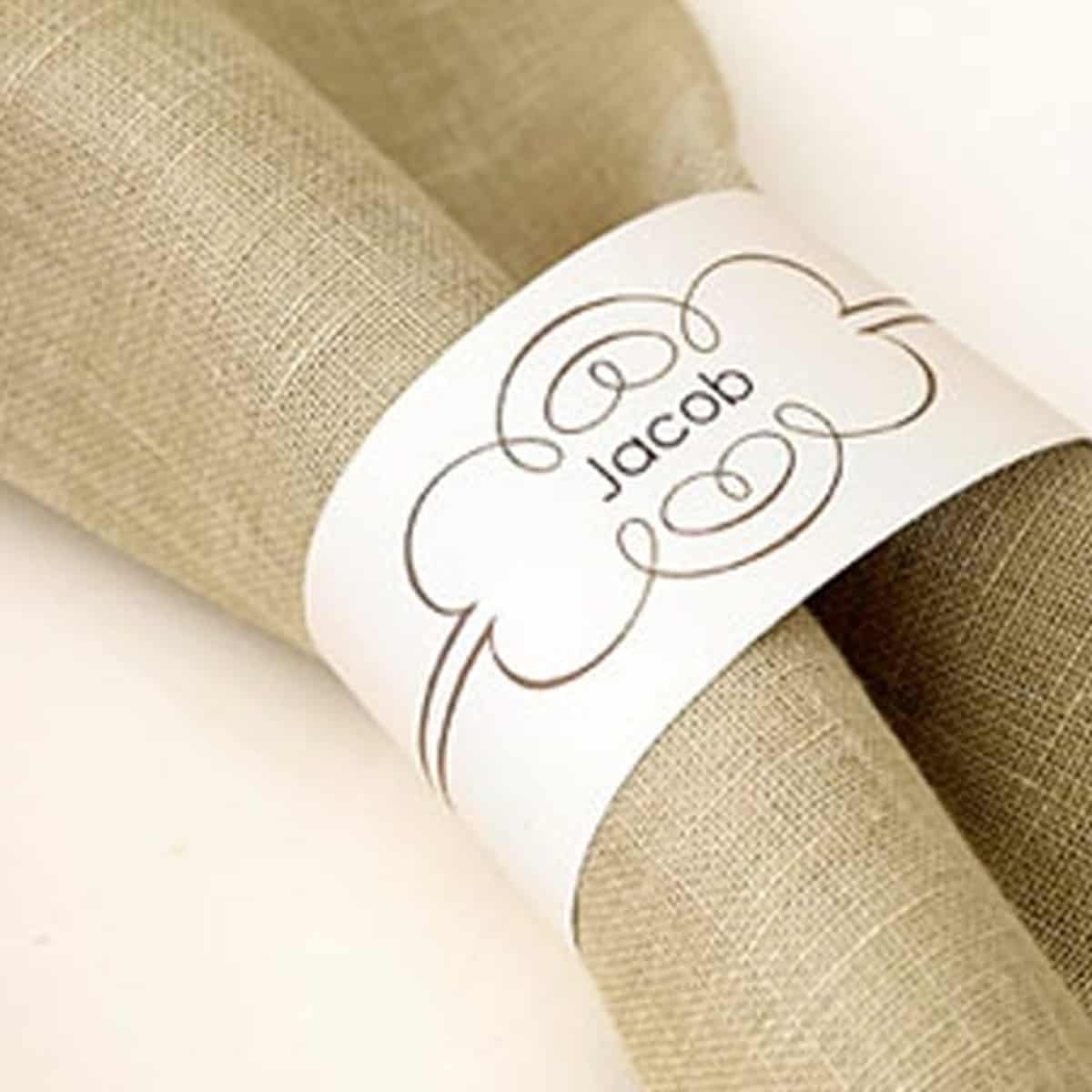 Paper Napkin Rings You Can Print At Home Thoughtfully Simple Paper Napkin Rings You Can Print At Home Thoughtfully Simple