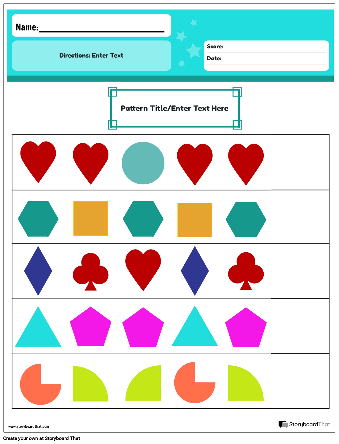 Free Printable Child Pattern Templates