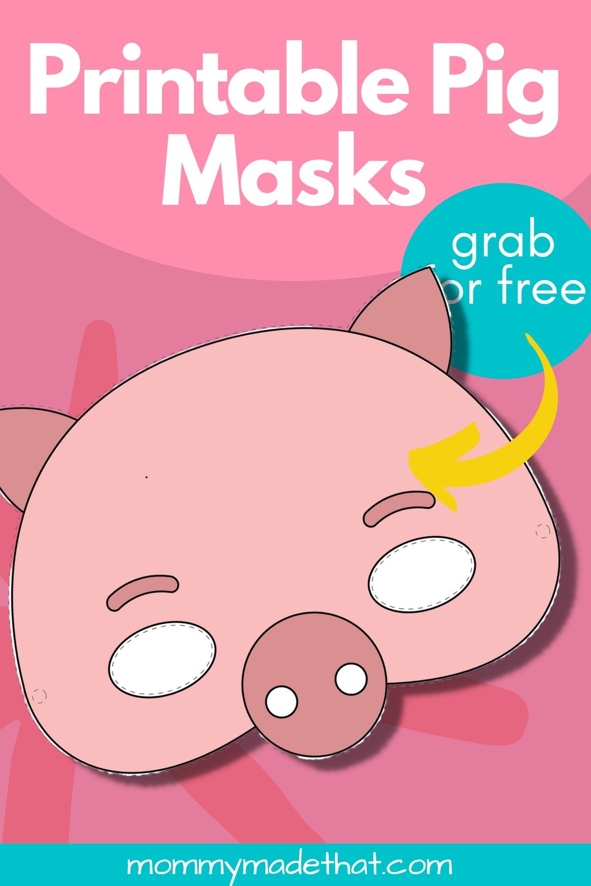 Free Printable Pig Face Templates
