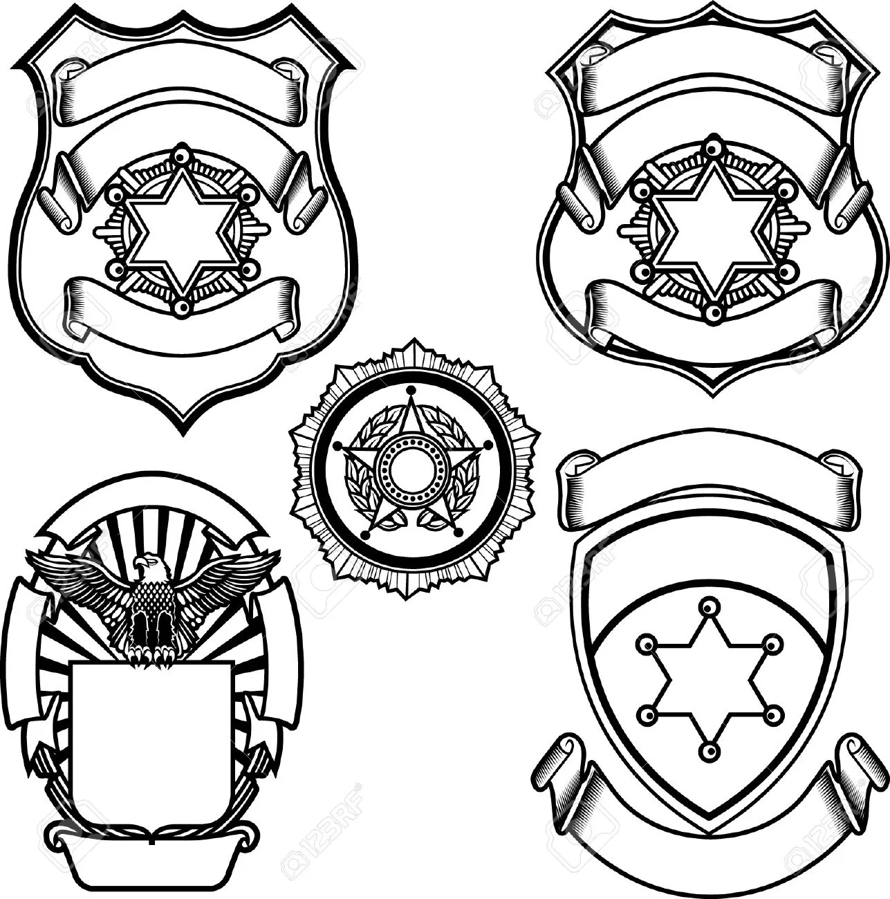 Free Printable Sheriff Badge Templates