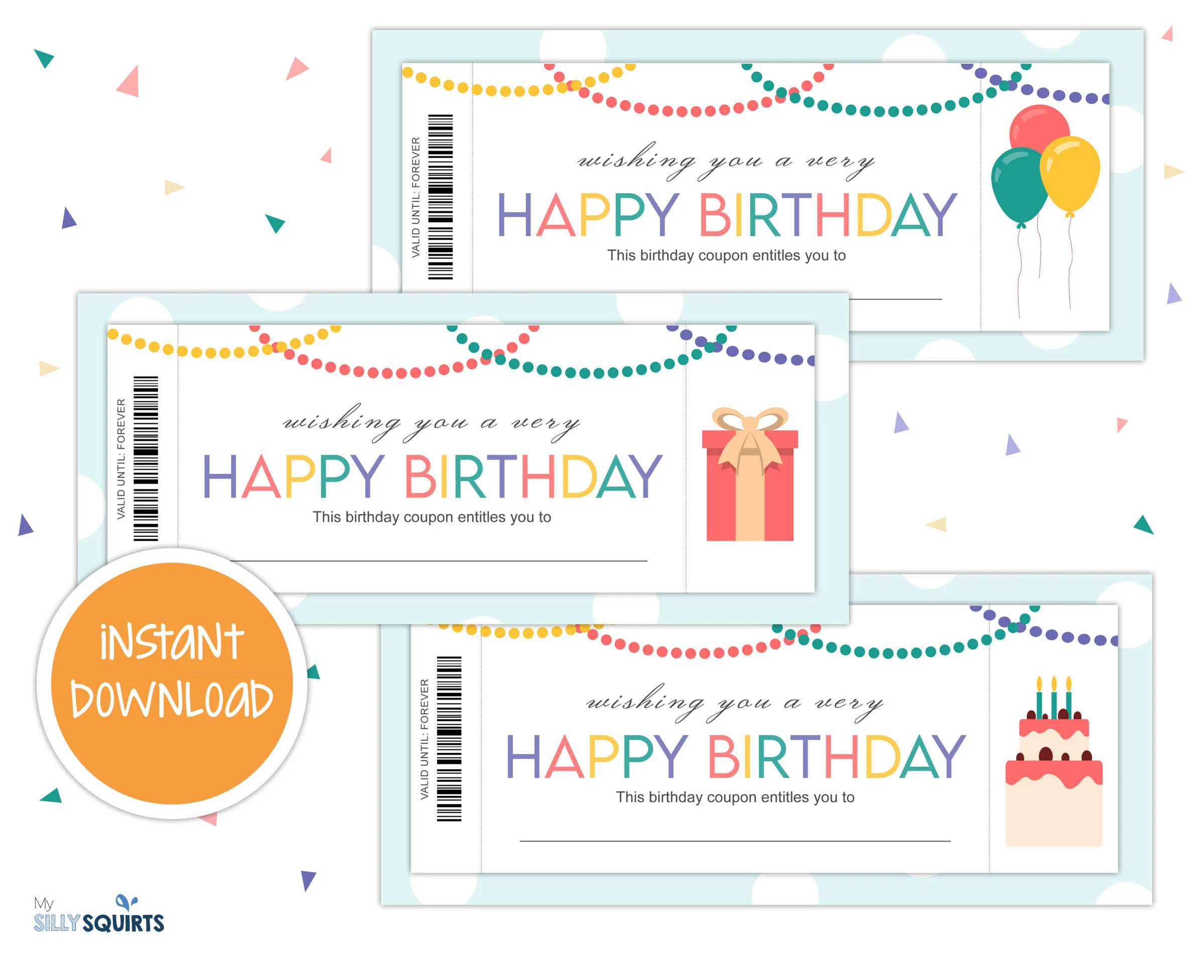 Free Printable Birthday Coupon Templates Free Printable Birthday Coupon Templates