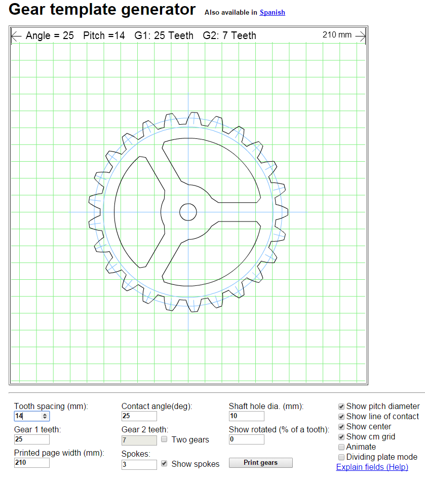 Free Printable Gear Templates