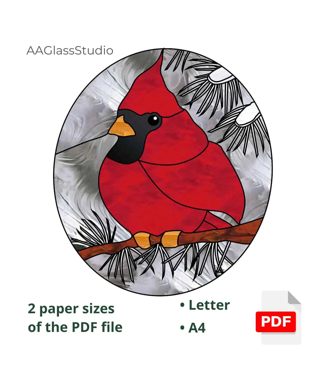 Free Printable Cardinal Bird Templates