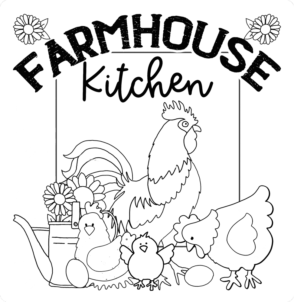 Free Printable Farmhouse Applique Templates