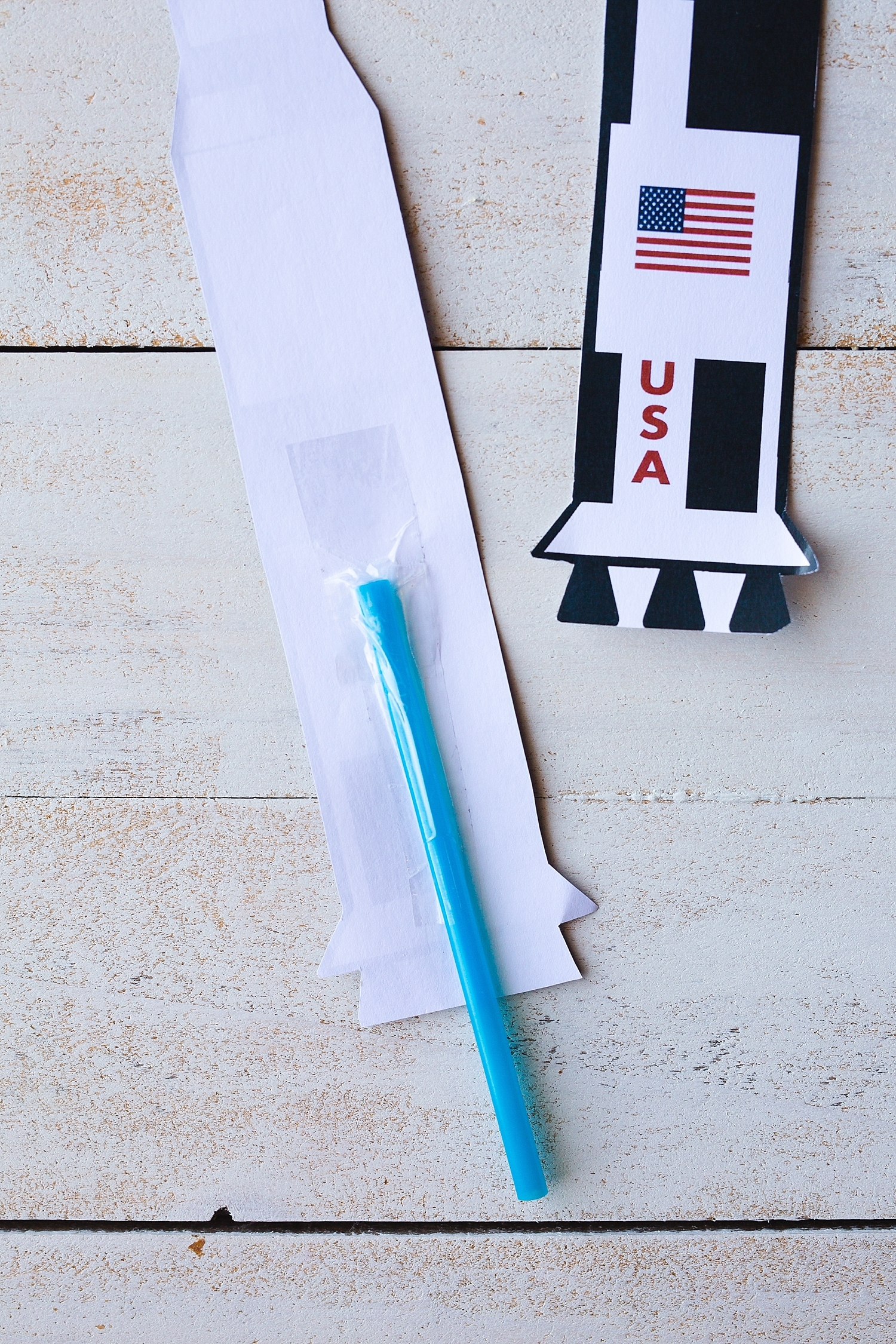 Free Printable Straw Rocket Templates