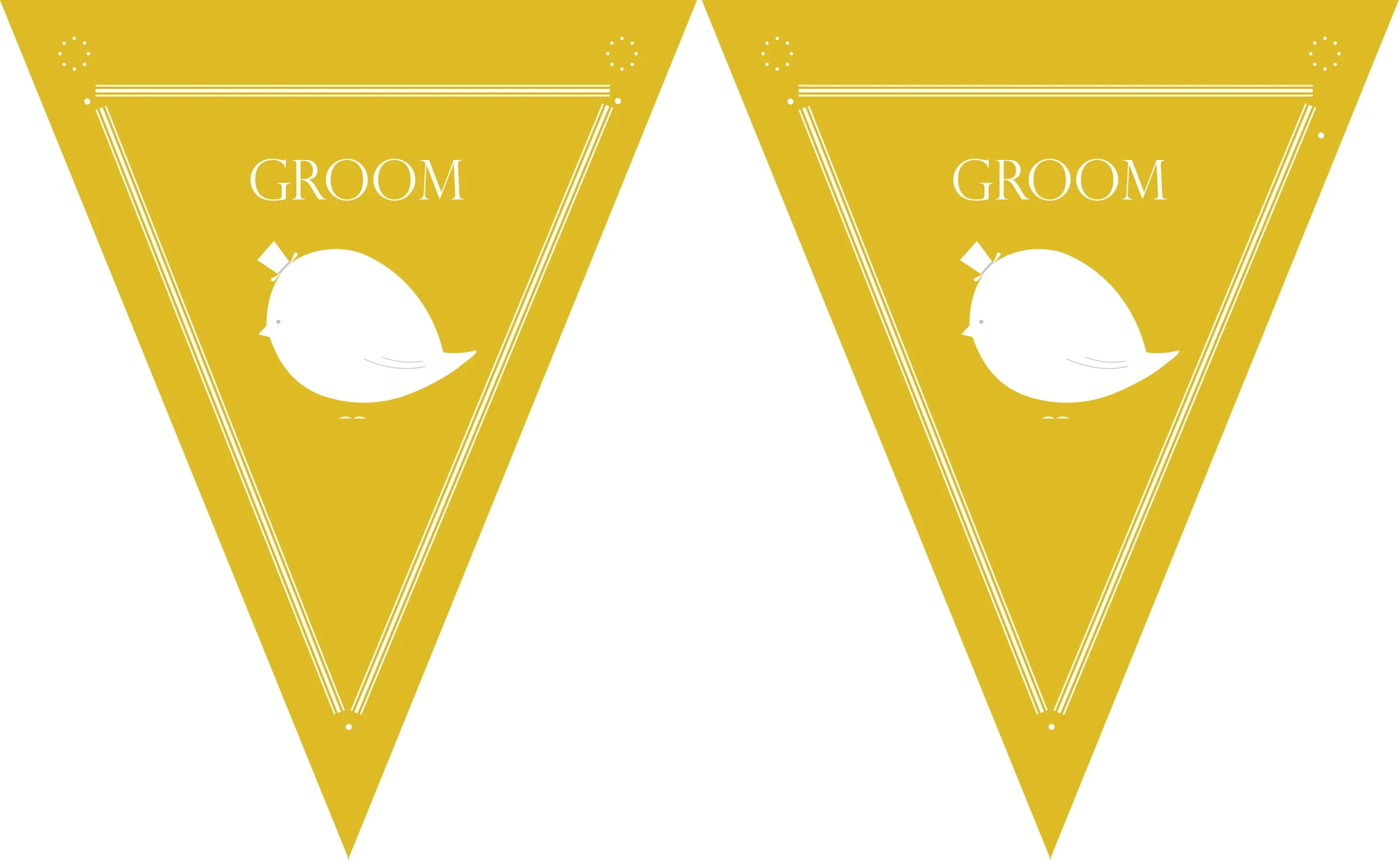 Wedding DIY Downloadable Bunting