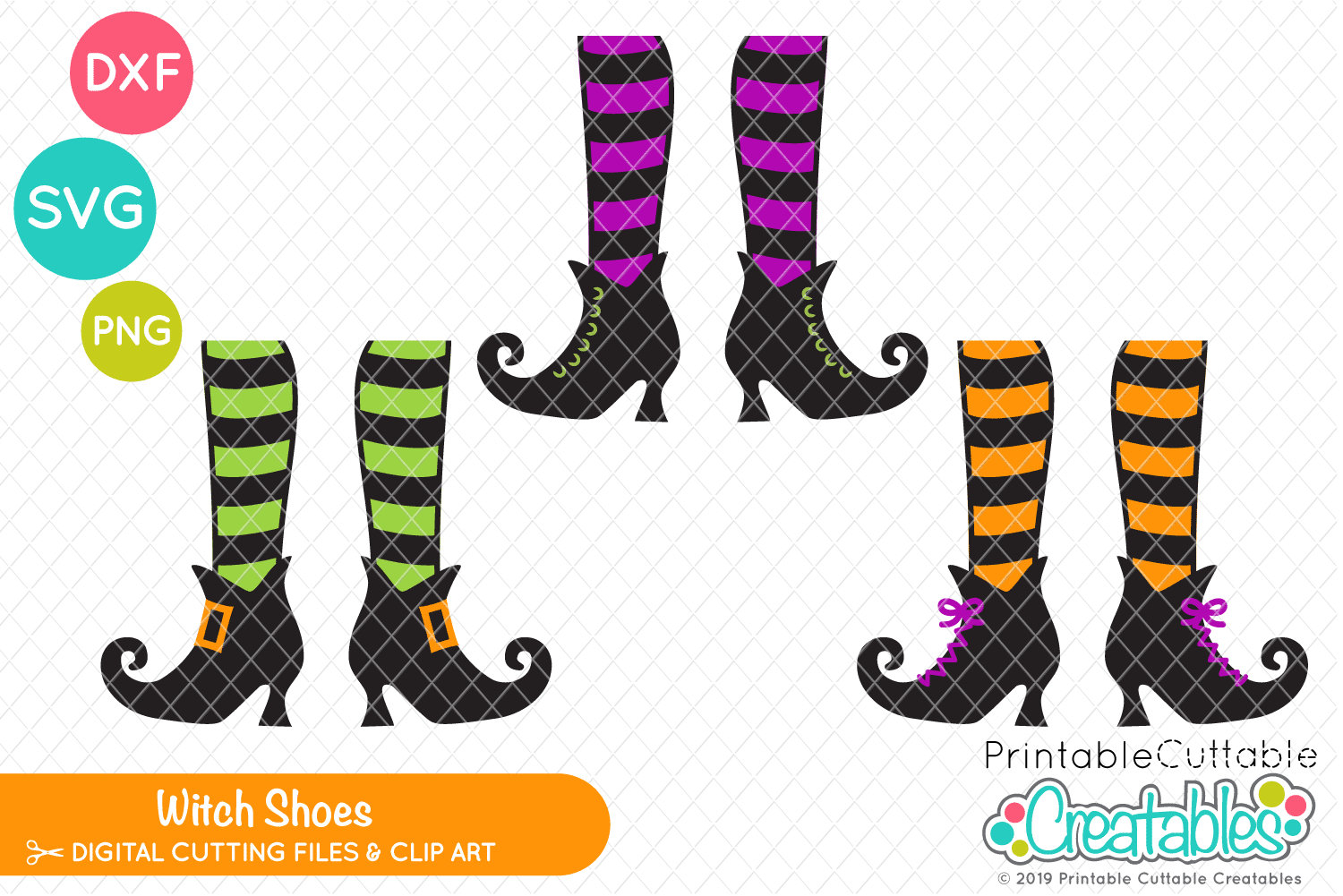 Witch Legs SVG File Clipart E496 Witch Shoes SVG Halloween SVG File For Cricut Silhouette Limited Commercial Use Etsy